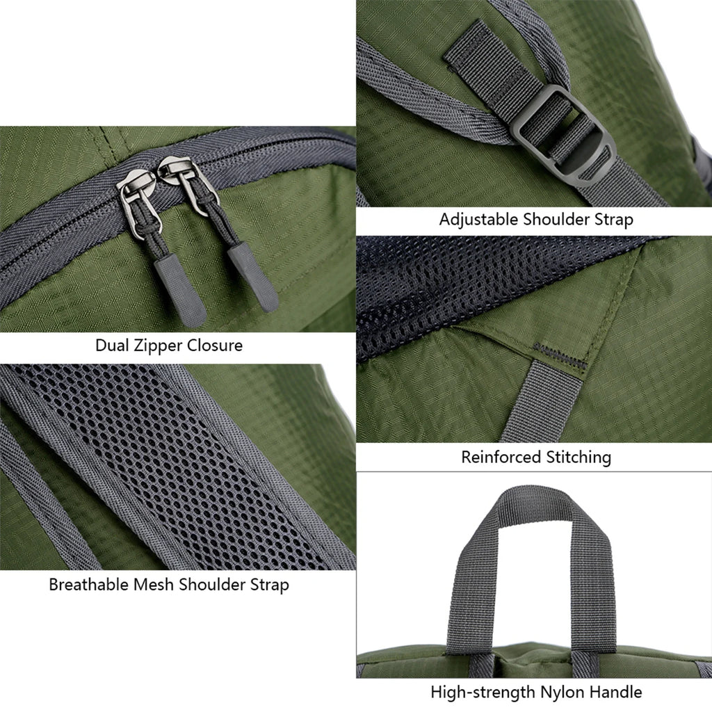 Hiking Lightweight Foldable Backpack Men Women Waterproof Packable Backpack Travel Hiking Daypack