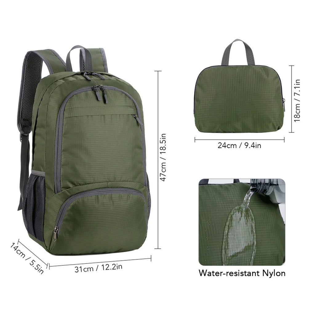 Hiking Lightweight Foldable Backpack Men Women Waterproof Packable Backpack Travel Hiking Daypack