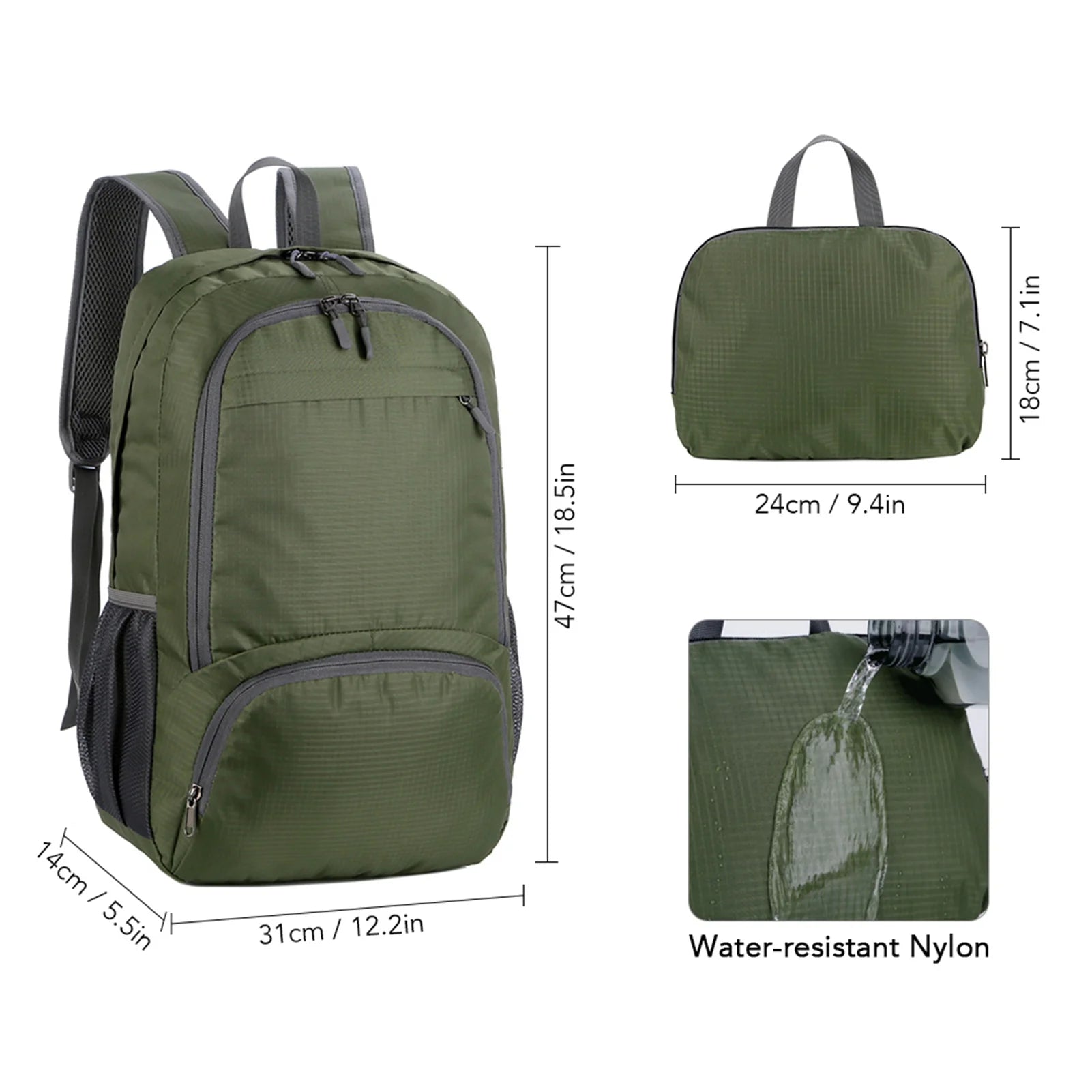 Hiking Lightweight Foldable Backpack Men Women Waterproof Packable Backpack Travel Hiking Daypack